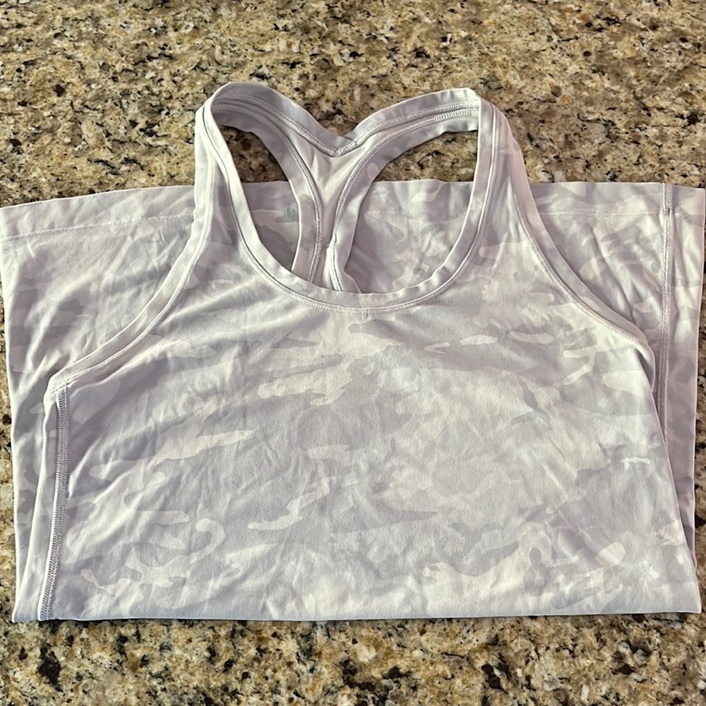 White camo nulu tank